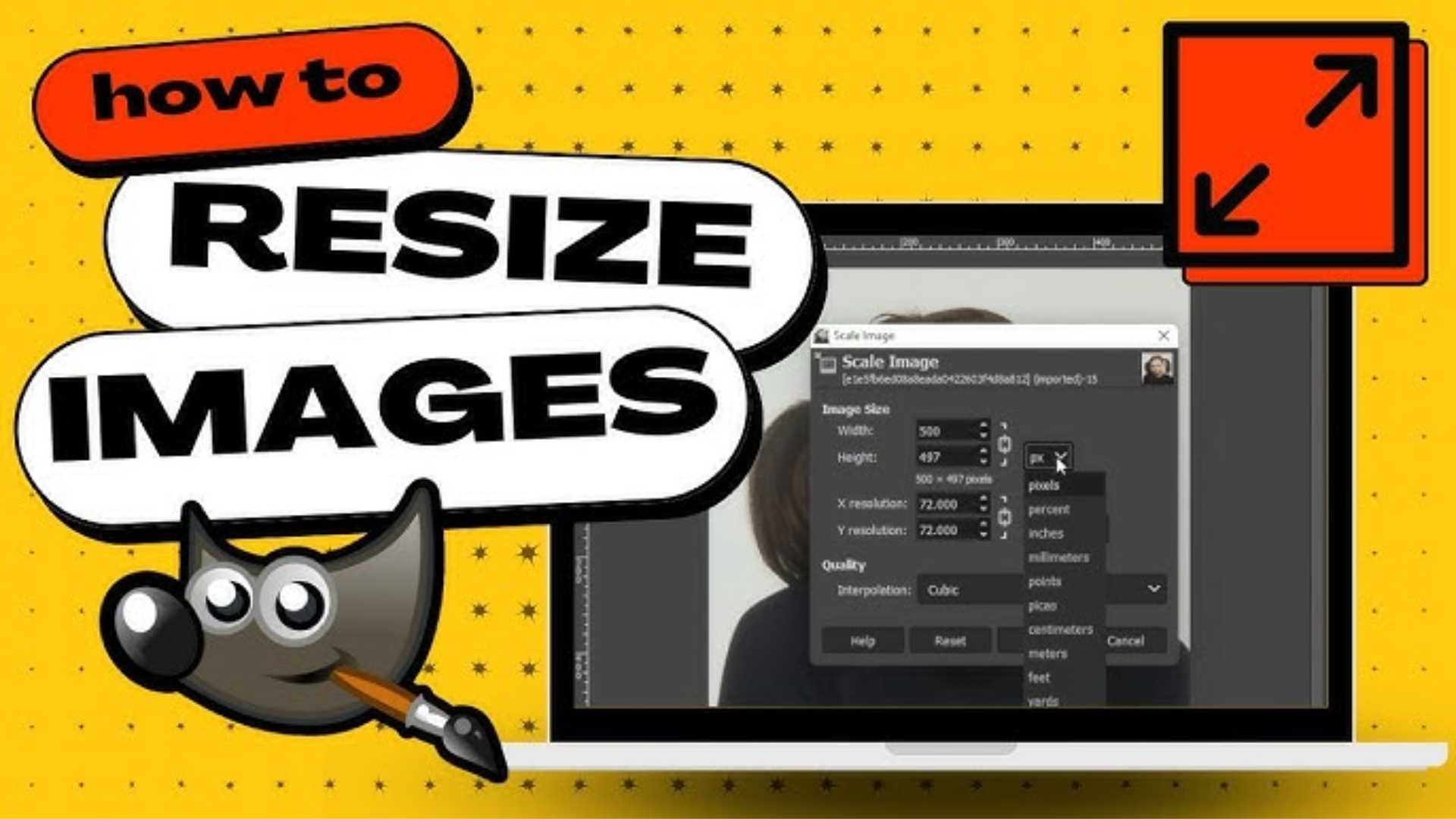 How to Resize an Image on Gimp Featured image