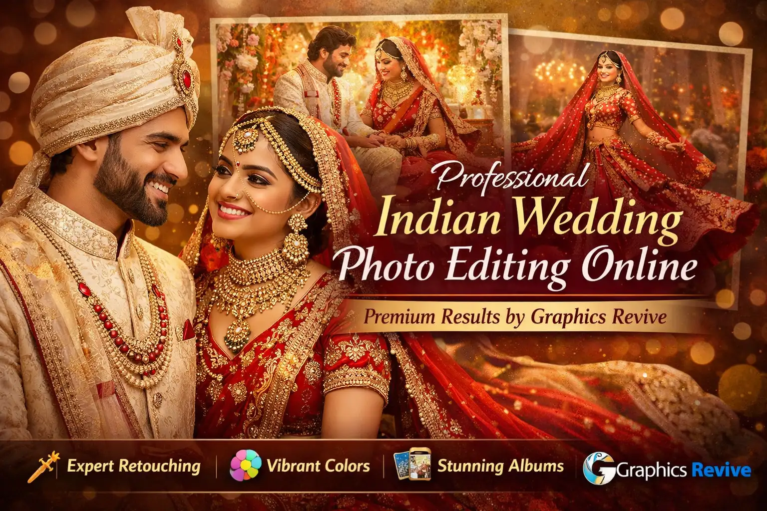 Indian Wedding Photo Editing Online Featured image