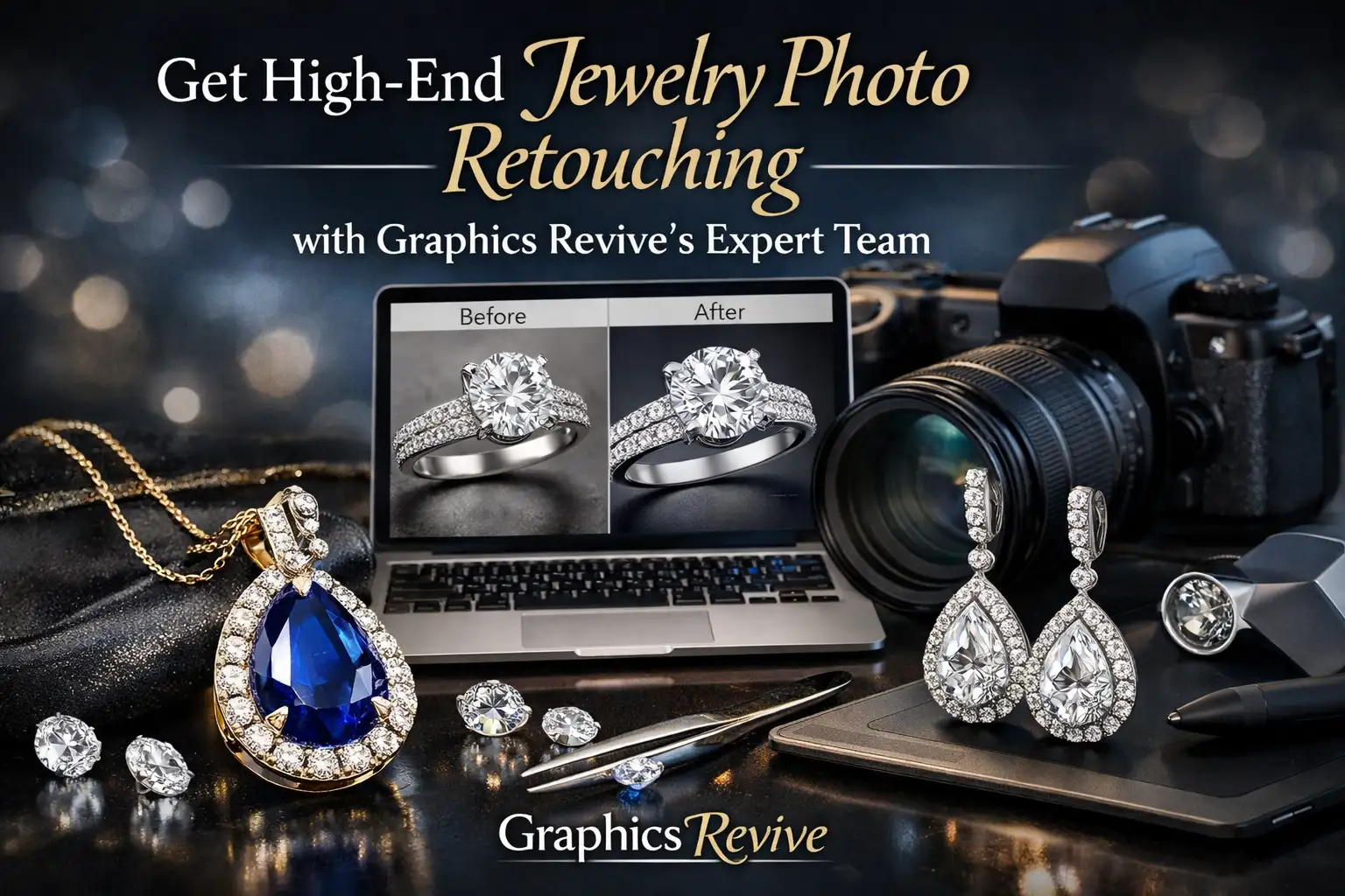 jewelry photo retouching Featured image