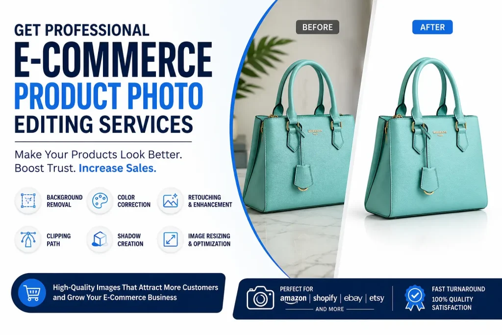 E-Commerce Product Photo Editing Services Featured Image
