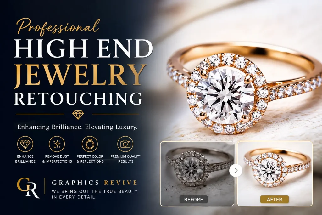High End Jewelry Retouching Featured Image