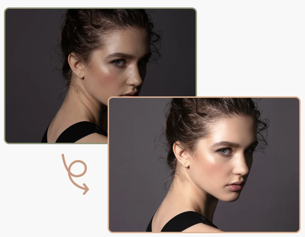 Model Photo Retouching Hero Image