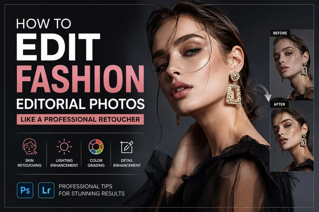 How to Edit Fashion Editorial Photos Featured Image